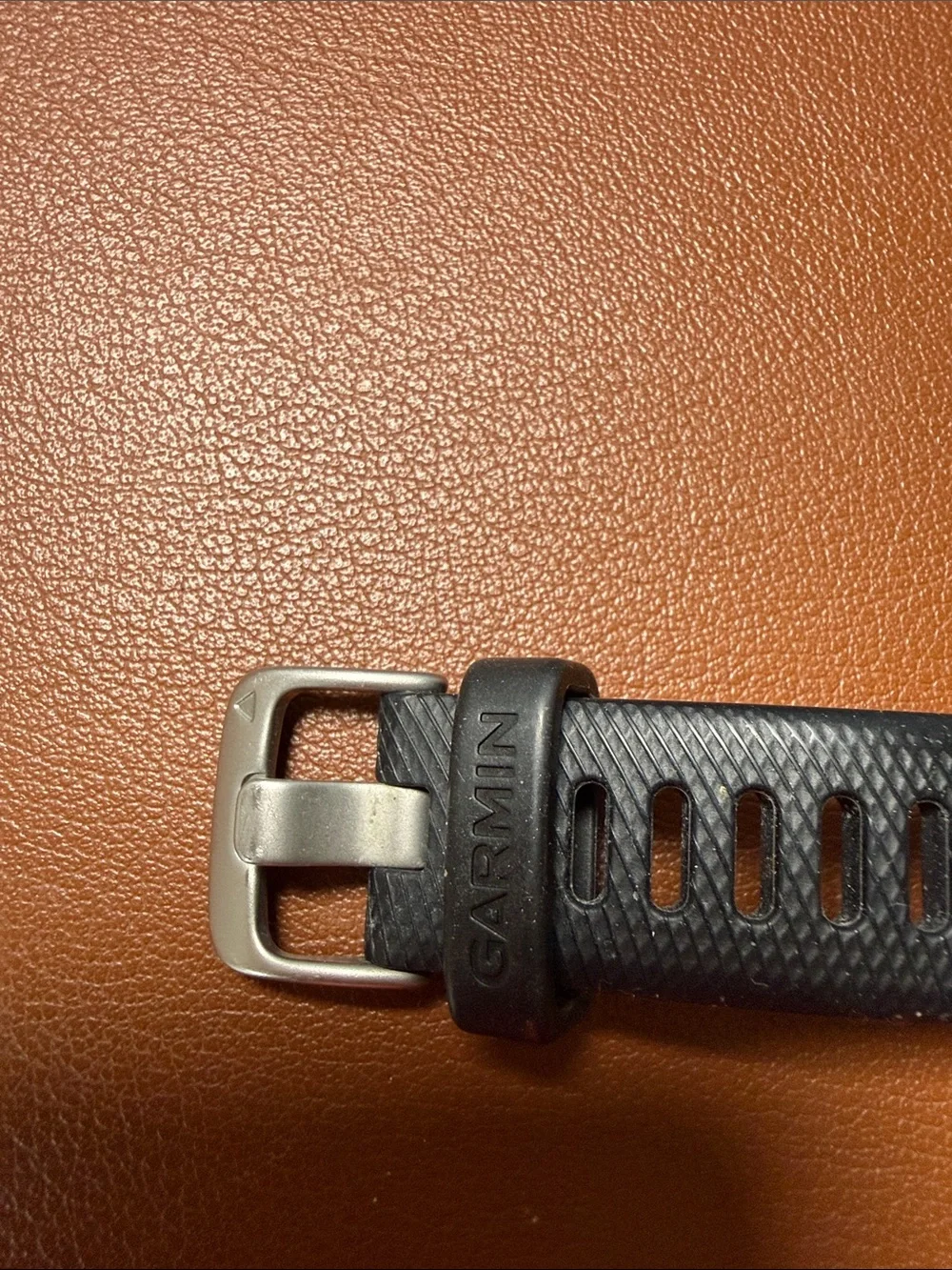 garmin Black Fitness GPS Watch with Textured Strap